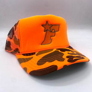 
                  
                    Load image into Gallery viewer, FORTS &amp;#39;Allstar&amp;#39; Snap Back Cap - &amp;#39;Blaze Camo&amp;#39;
                  
                