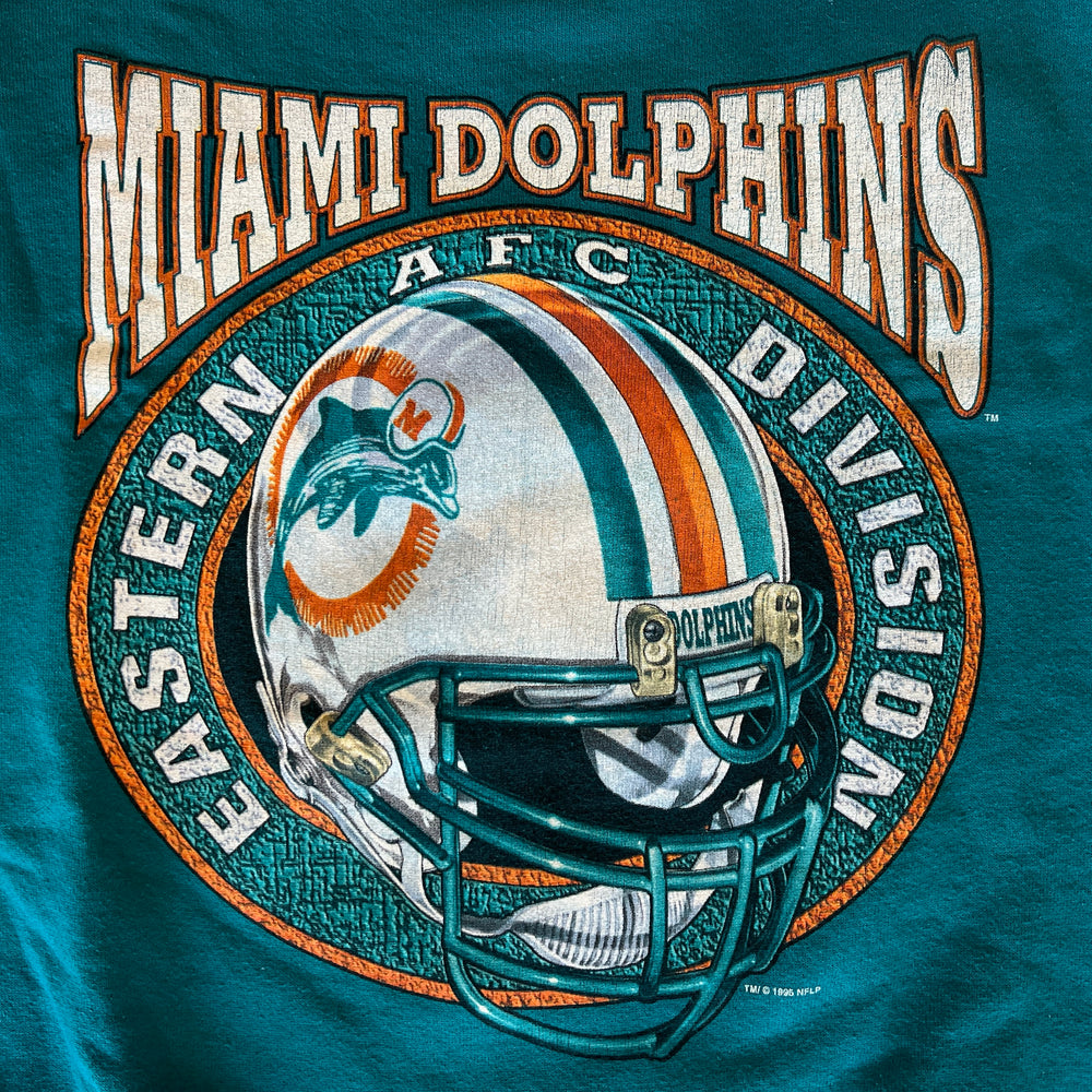 90s Miami Dolphins T Shirt Unisex Small Vintage Black Cuffed -   Finland