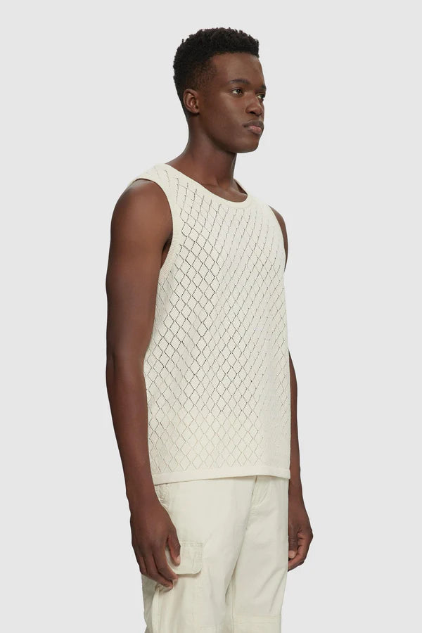 
                  
                    Load image into Gallery viewer, Kuwalla Knit Tank Top - &amp;#39;Cream&amp;#39;
                  
                
