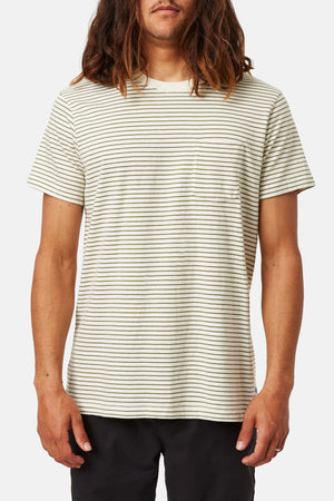 
                  
                    Load image into Gallery viewer, Katin Finley Pocket Tee - &amp;#39;Vintage White / Olive&amp;#39;
                  
                