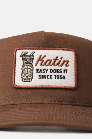 
                  
                    Load image into Gallery viewer, KATIN Tiki Trucker Hat - &amp;#39;Dark Brown&amp;#39;
                  
                