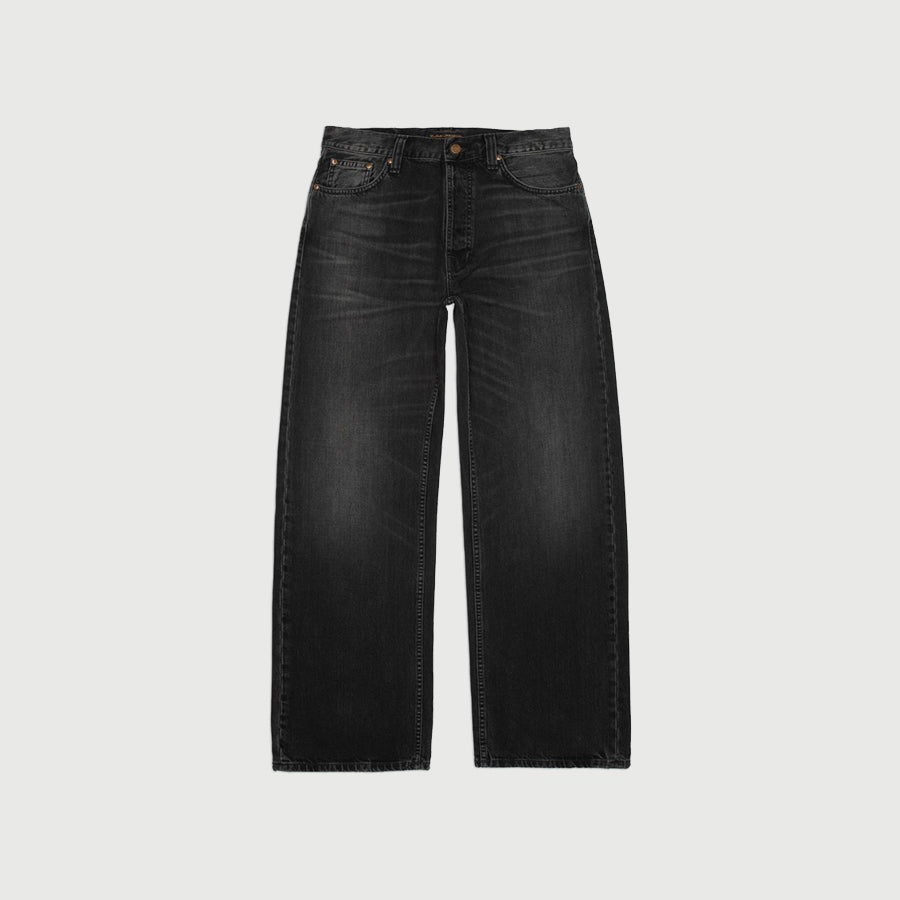 綿100 ブラックストライプ nudie jeans Nudie Denim Loud Larry - 'Black Storm' – FORTS