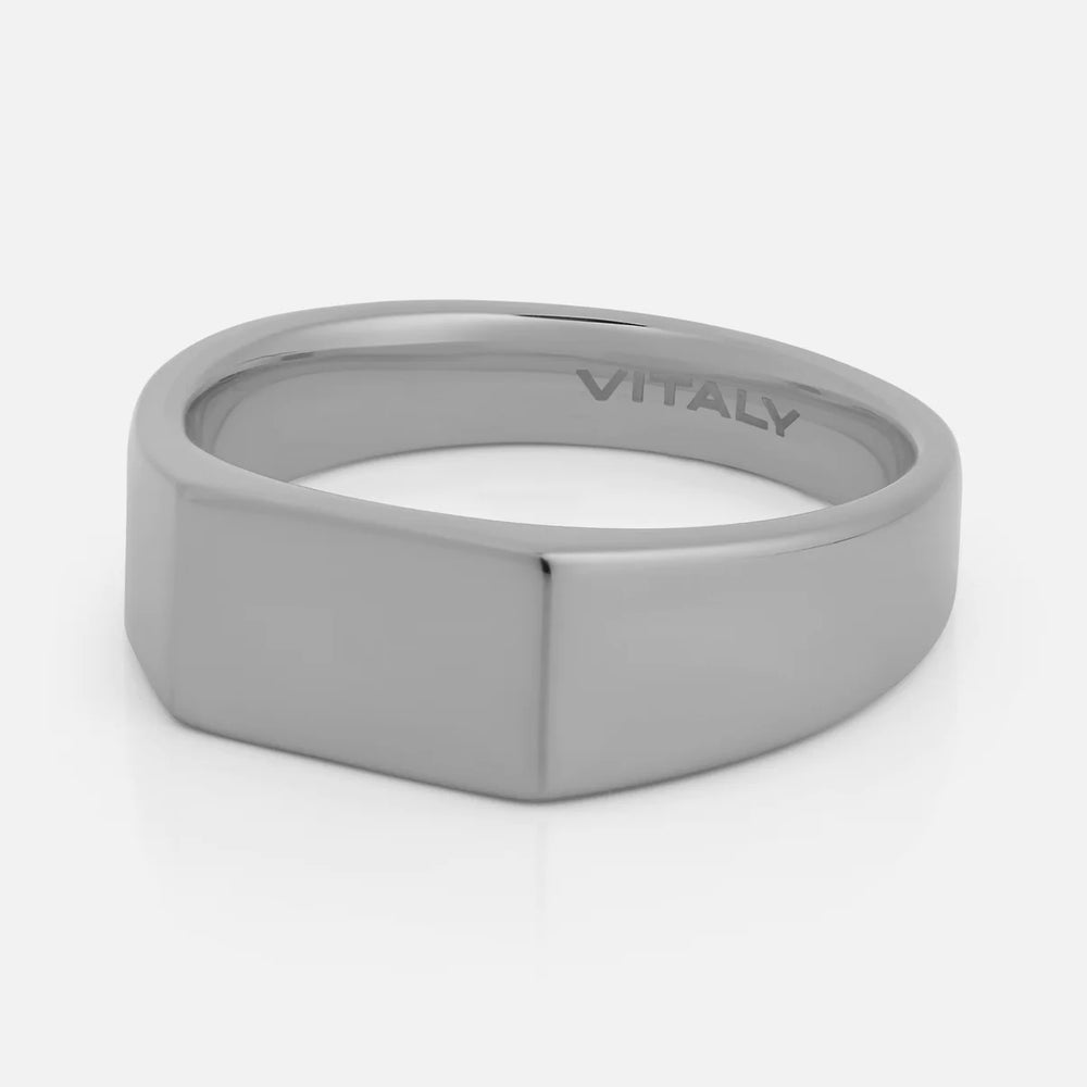 Vitaly 'Limit' Stainless Steel Ring - 'Silver'