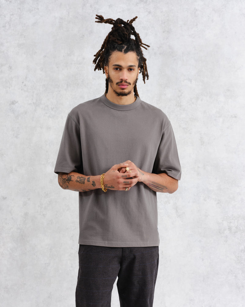 
                  
                    Load image into Gallery viewer, Wax London Milton SS Tee - &amp;#39;Dark Grey&amp;#39;
                  
                