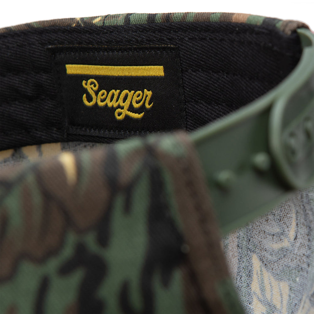 
                  
                    Load image into Gallery viewer, SEAGER &amp;#39;Farrier&amp;#39; Snapback - &amp;#39;Camo&amp;#39;
                  
                