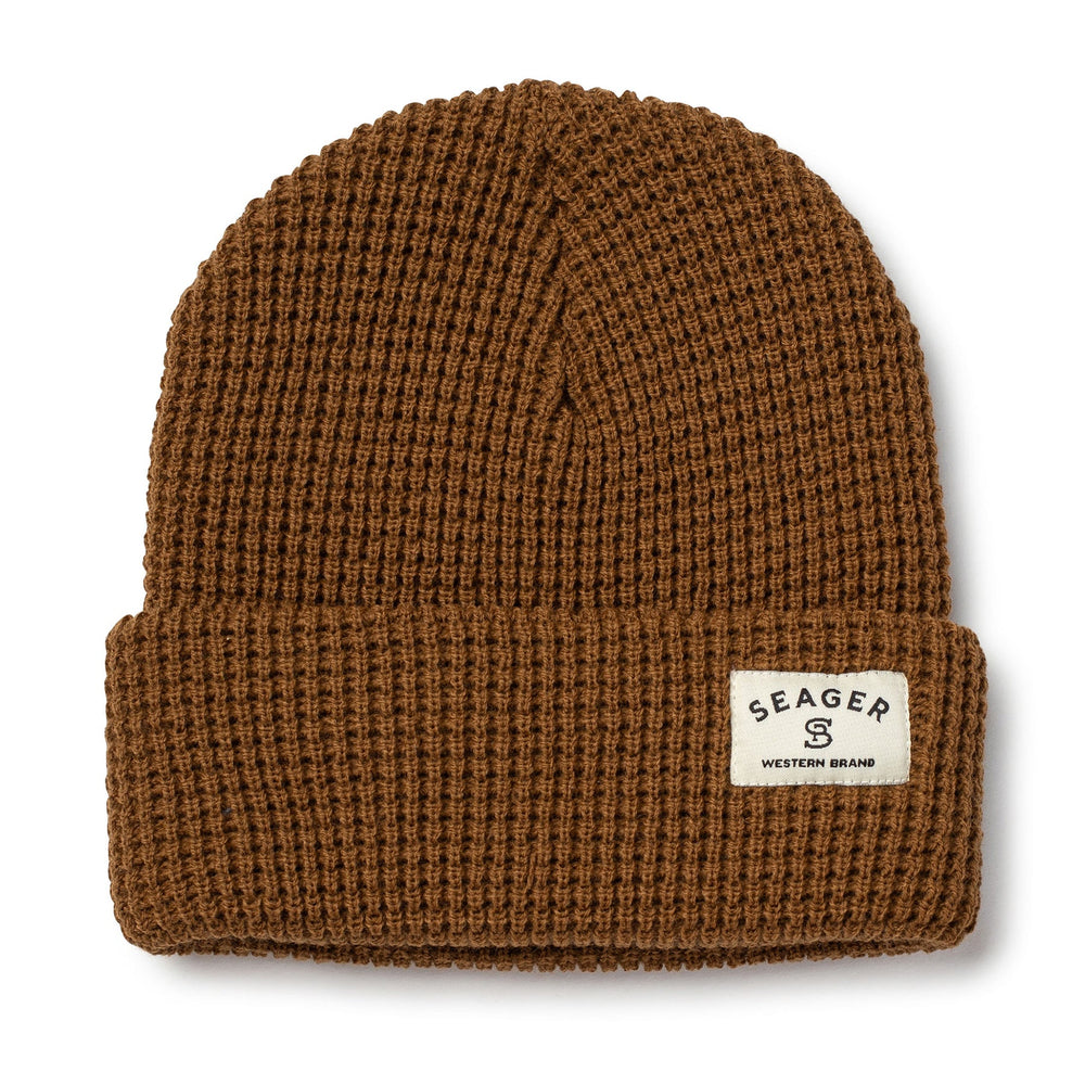 SEAGER 'Service' Waffle Knit Beanie 2.0 - 'Brown'