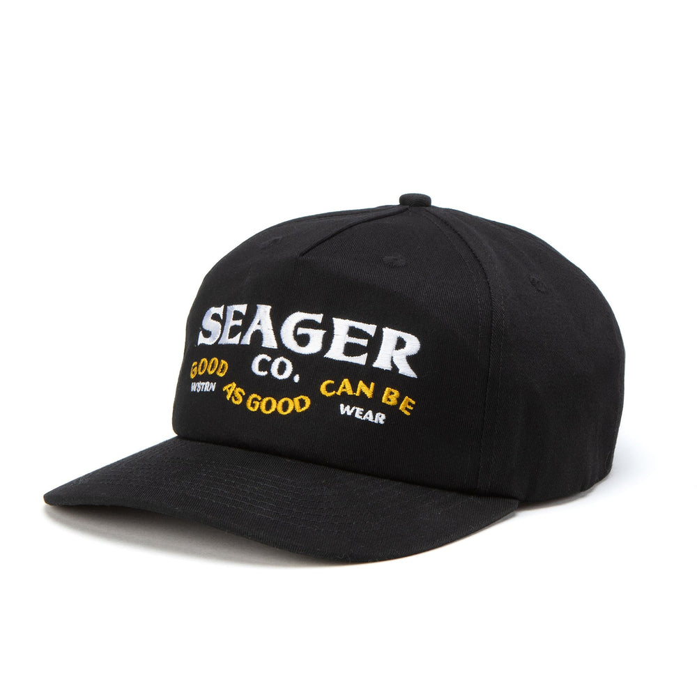 SEAGER 'Good as Good Can Be' Snapback - 'Black'