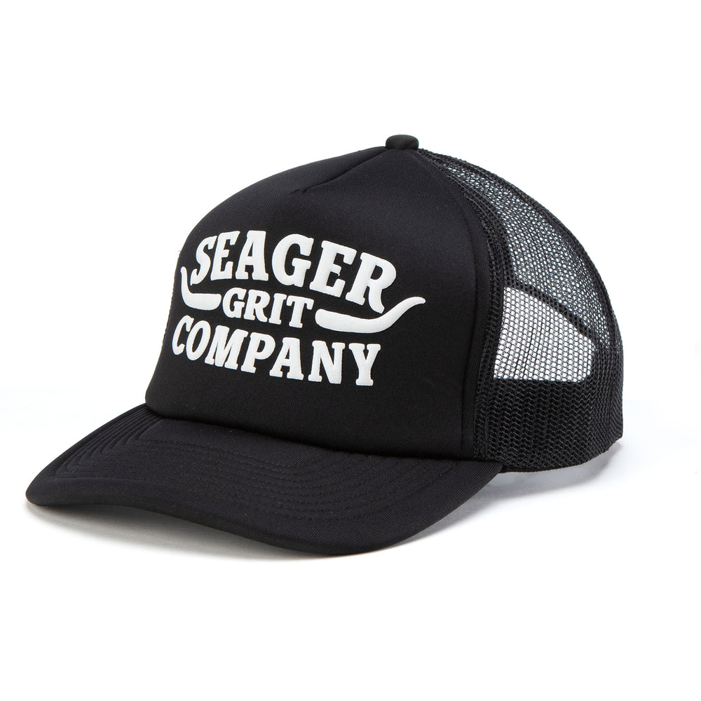 SEAGER 'Longhorn' Trucker Snapback - 'Black'