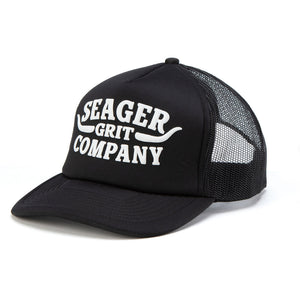 
                  
                    Load image into Gallery viewer, SEAGER &amp;#39;Longhorn&amp;#39; Trucker Snapback - &amp;#39;Black&amp;#39;
                  
                
