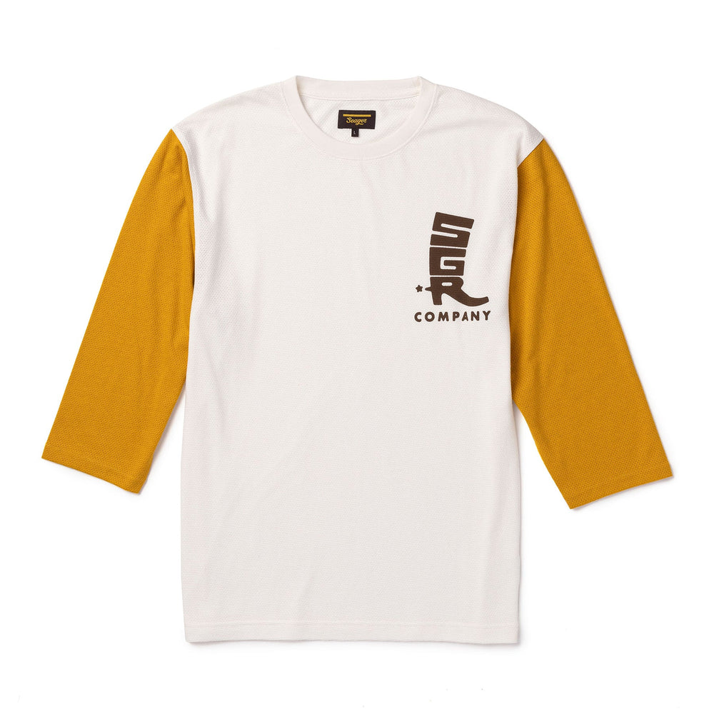 SEAGER 'Trailhead' 3/4 Sleeve - 'Old Gold'