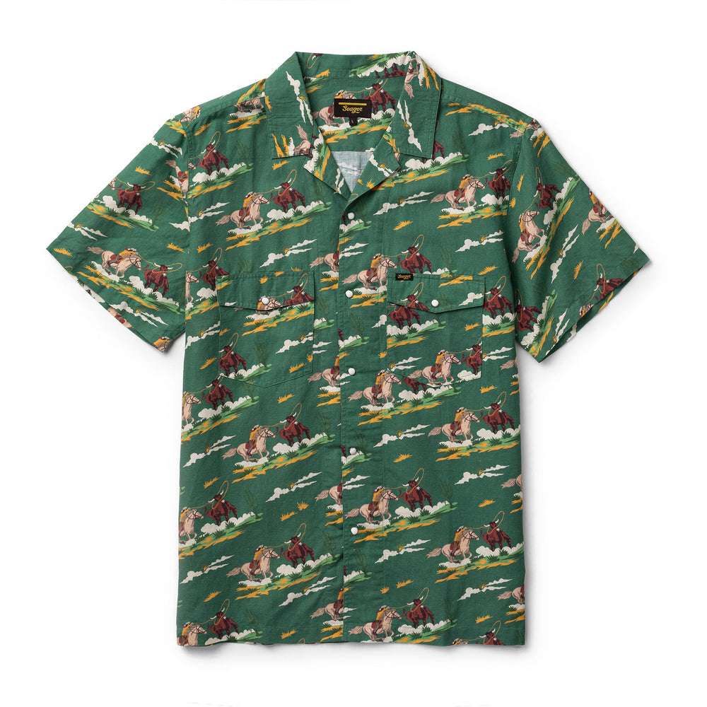 SEAGER 'B.S.' Whippersnapper S/S Shirt - 'Green'
