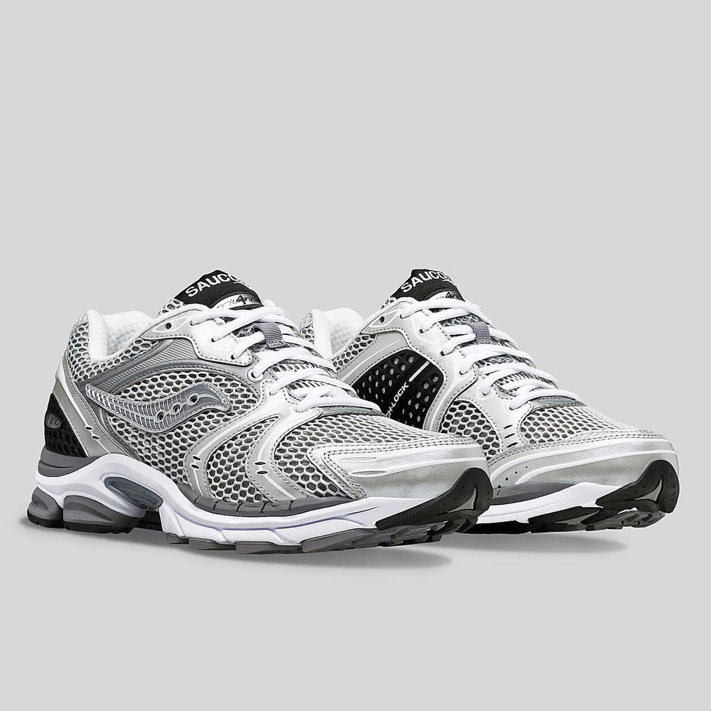 
                  
                    Load image into Gallery viewer, Saucony ProGrid Triumph 4 - &amp;#39;Grey / Silver&amp;#39;
                  
                