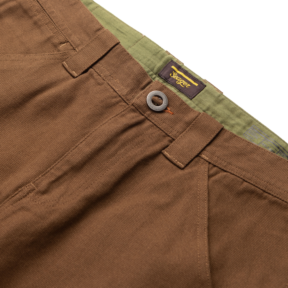 
                  
                    Load image into Gallery viewer, SEAGER &amp;#39;Bison Canvas Pant&amp;#39; Regular Fit - &amp;#39;Tobacco&amp;#39;
                  
                