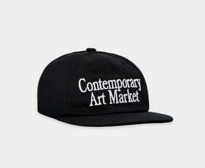 
                  
                    Load image into Gallery viewer, Market &amp;#39;Contemporary Art Market&amp;#39; Dad Hat - &amp;#39;Black&amp;#39;
                  
                