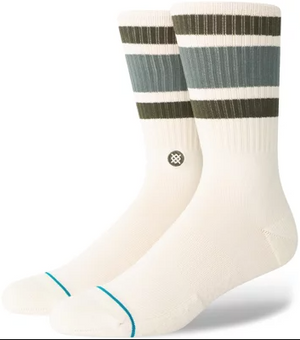 
                  
                    Load image into Gallery viewer, Stance &amp;#39;Boyd&amp;#39; Crew Socks - &amp;#39;Vintage White&amp;#39;
                  
                