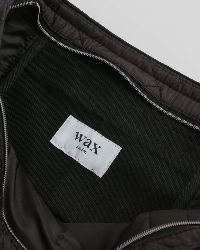 
                  
                    Load image into Gallery viewer, Wax London &amp;#39;Black Quilted Work Tote Bag&amp;#39;
                  
                