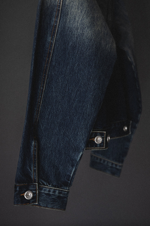 
                  
                    Load image into Gallery viewer, Elwood Garage Denim Jacket - &amp;#39;Nine to Five&amp;#39;
                  
                