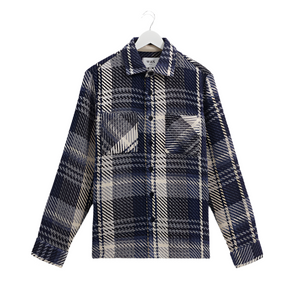 
                  
                    Load image into Gallery viewer, Wax London Whiting Check Overshirt  - &amp;#39;Spear Check Navy&amp;#39;
                  
                