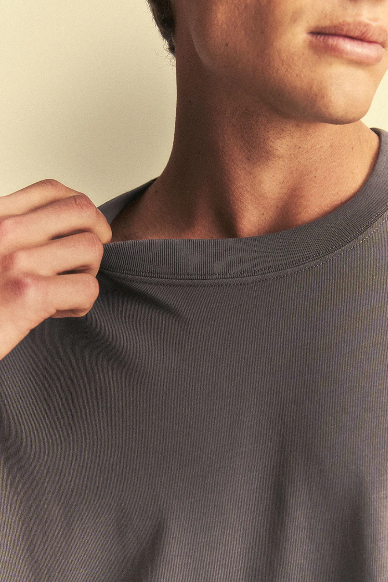 Elwood Crop Hill Tee - 'Vintage Grey' – FORTS