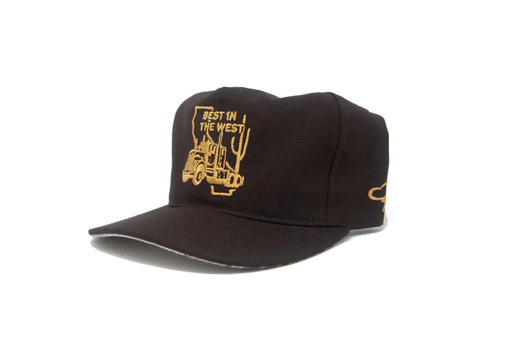 
                  
                    Load image into Gallery viewer, Ampal Creative &amp;#39;Semi Best&amp;#39; Snapback - &amp;#39;Brown&amp;#39;
                  
                