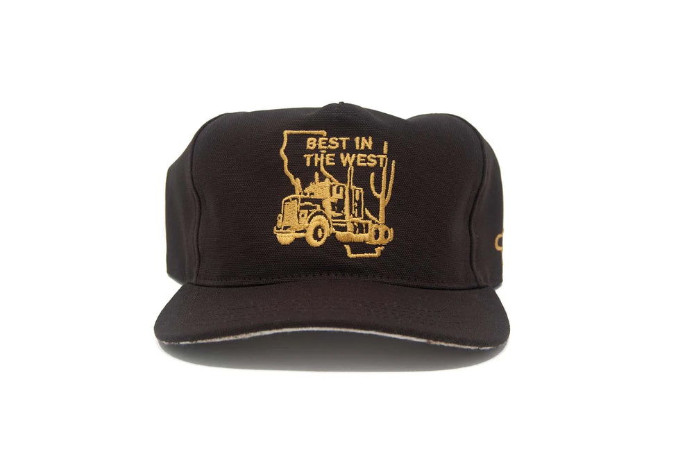 
                  
                    Load image into Gallery viewer, Ampal Creative &amp;#39;Semi Best&amp;#39; Snapback - &amp;#39;Brown&amp;#39;
                  
                