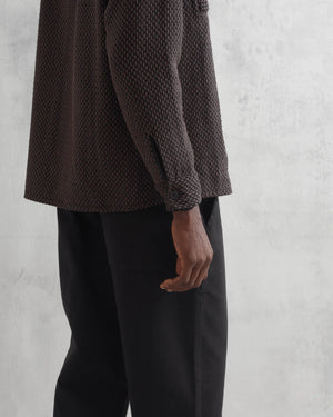 
                  
                    Load image into Gallery viewer, Wax London Whiting Overshirt Stepney - &amp;#39;Black / Brown&amp;#39;
                  
                