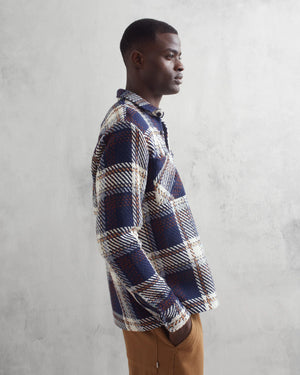 
                  
                    Load image into Gallery viewer, Wax London Whiting Overshirt Astro Check - &amp;#39;Navy&amp;#39;
                  
                