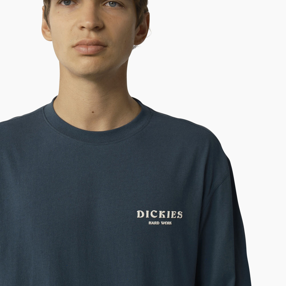 
                  
                    Load image into Gallery viewer, Dickies Oatfield Long Sleeve T-Shirt - &amp;#39;Air Force Blue&amp;#39;
                  
                