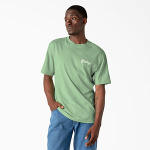 
                  
                    Load image into Gallery viewer, Dickies Dighton Graphic T-Shirt - &amp;#39;Quiet Green&amp;#39;
                  
                