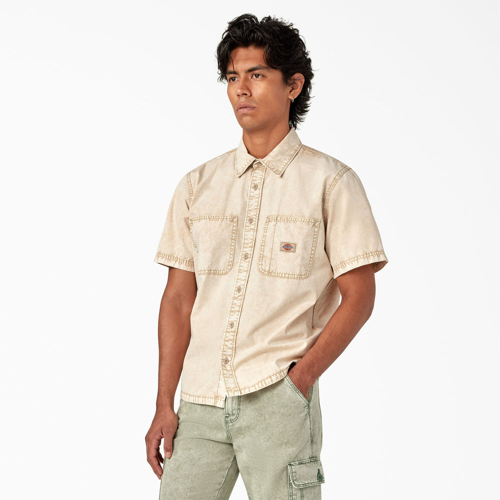 
                  
                    Load image into Gallery viewer, Dickies Newington Short Sleeve Shirt - &amp;#39;Sandstone&amp;#39;
                  
                