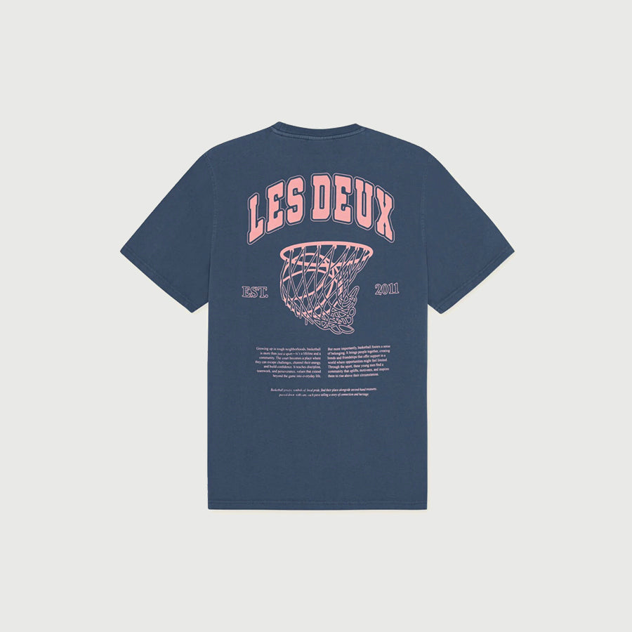 Les Deux Brady Hoop T-Shirt - 'Dark Denim Blue' – FORTS