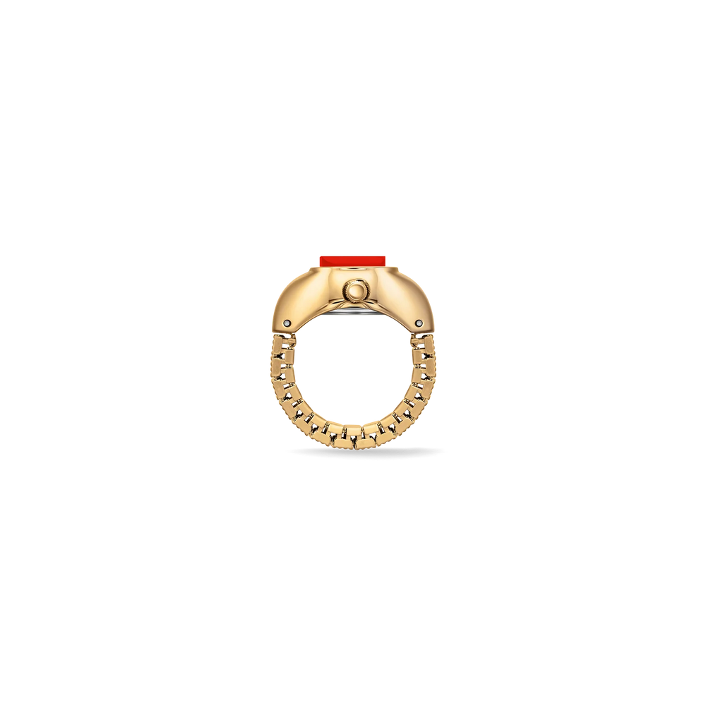 
                  
                    Load image into Gallery viewer, BREDA Nocturne Time Ring - &amp;#39;Deep Gold / Flame&amp;#39;
                  
                