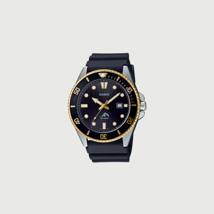 Casio MDV106G-1AV - Black/ Gold – FORTS