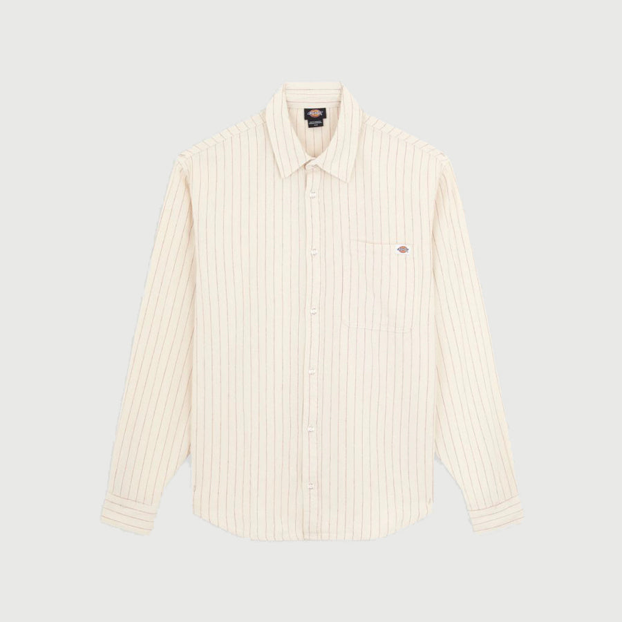 Dickies Service Stripe Button-Up Shirt - 'Beige' – FORTS