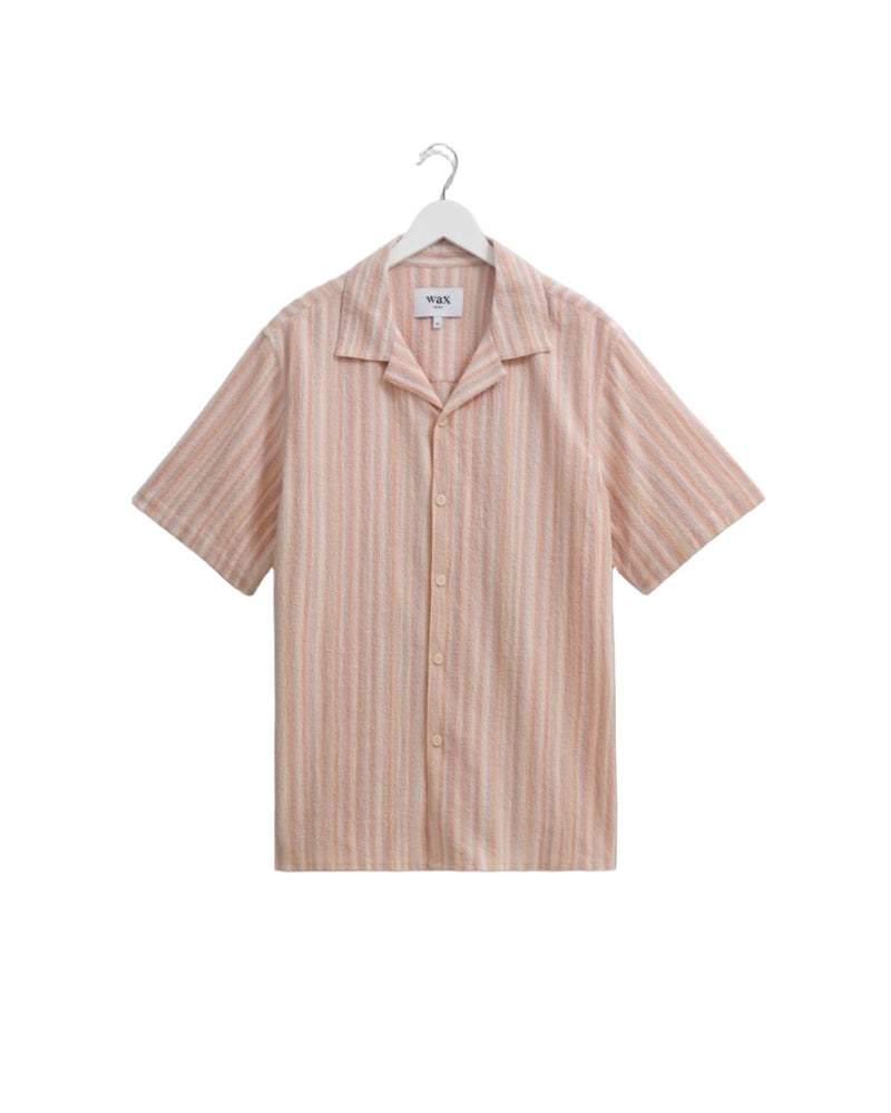 Wax London Didcot Shirt Pastel Stripe - 'Multi'