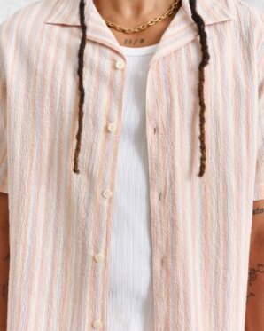 
                  
                    Load image into Gallery viewer, Wax London Didcot Shirt Pastel Stripe - &amp;#39;Multi&amp;#39;
                  
                