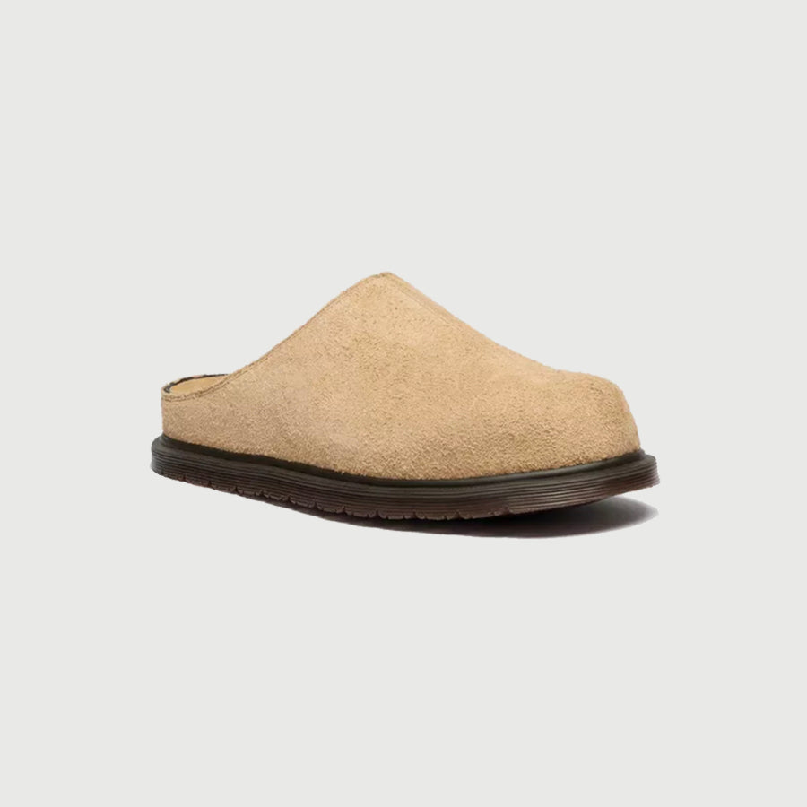 Dr. Martens Hairy Suede San Mule - 'Savannah Tan' – FORTS