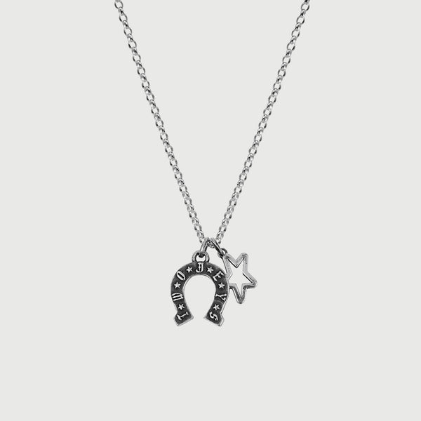 Two Jeys Horseshoe Necklace - Sterling Silver – FORTS Two Jeys Horseshoe Necklace - Sterling Silver – FORTS