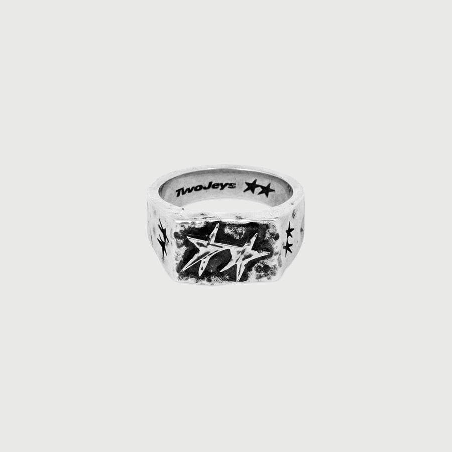 Two Ignorant Icon Ring - Sterling Silver – FORTS