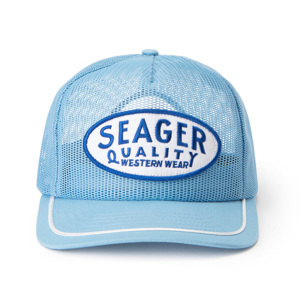 
                  
                    Load image into Gallery viewer, SEAGER &amp;#39;OLD TOWN&amp;#39; ALL MESH SNAPBACK BLUE
                  
                