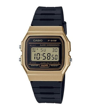 
                  
                    Load image into Gallery viewer, Casio F91WM-9A - &amp;#39;Gold / Black&amp;#39;
                  
                