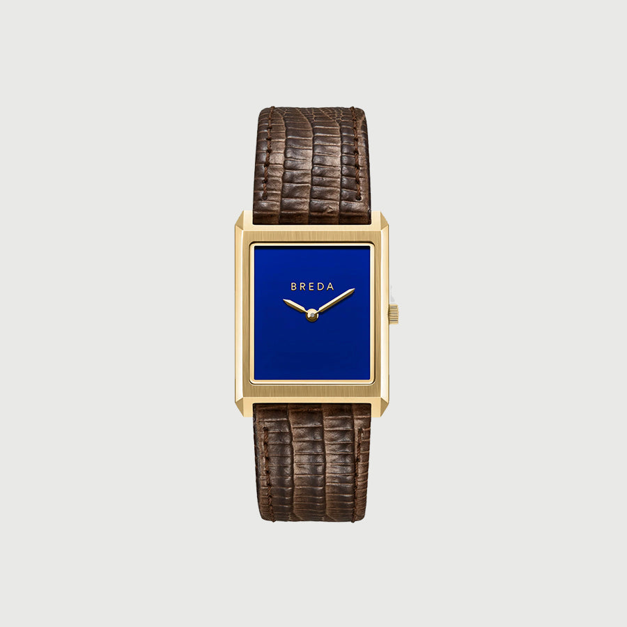 Breda Virgil Lizard Embossed - 'Gold/Brown/Cobalt' – FORTS