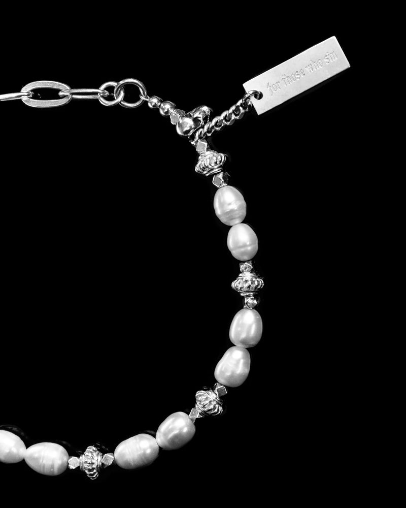 
                  
                    Load image into Gallery viewer, For Those Who Sin &amp;#39;Ridged Pearl&amp;#39; Bracelet
                  
                