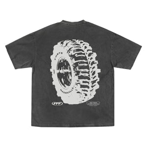 
                  
                    Load image into Gallery viewer, FORTS &amp;#39;Research&amp;#39; Tee - &amp;#39;Vintage Black / Cement&amp;#39;
                  
                