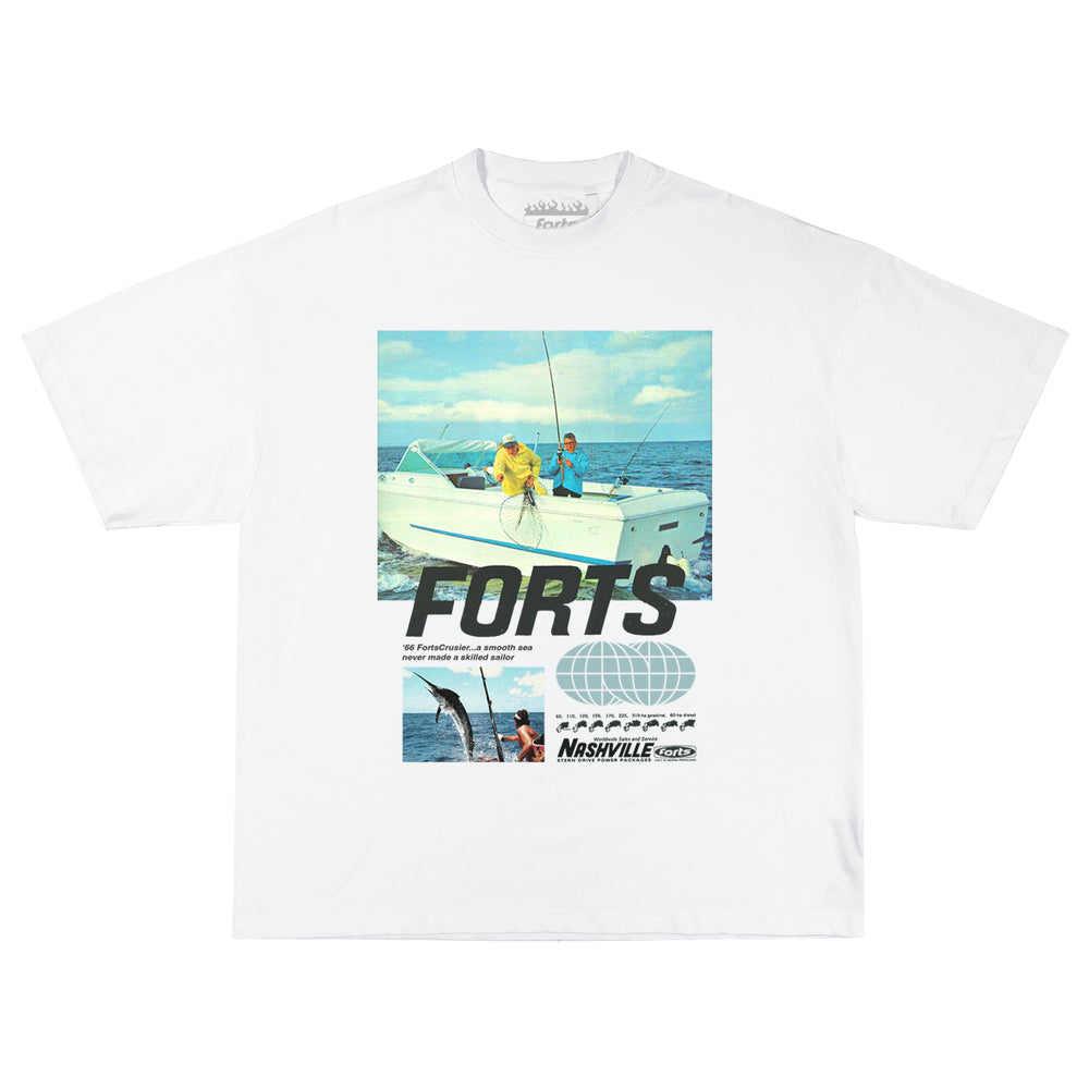 FORTS 'Open Waters' Tee - 'White'