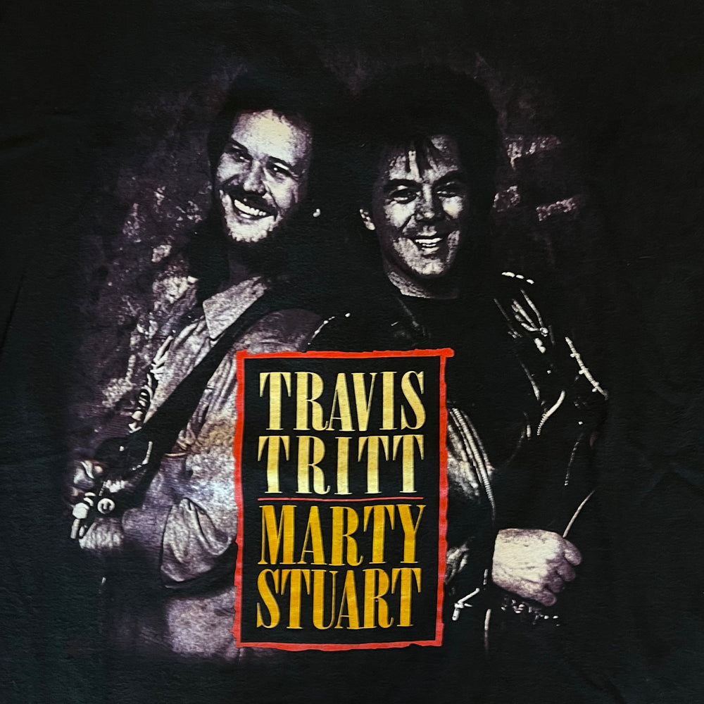 
                  
                    Load image into Gallery viewer, Vintage Travis Tritt &amp;amp; Marty Stuart &amp;quot;No Hats Tour&amp;quot; T-Shirt
                  
                