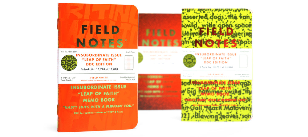 
                  
                    Load image into Gallery viewer, Field Notes DDC Rogue Issue &amp;quot;Leap of Faith&amp;quot; 3-Pack
                  
                