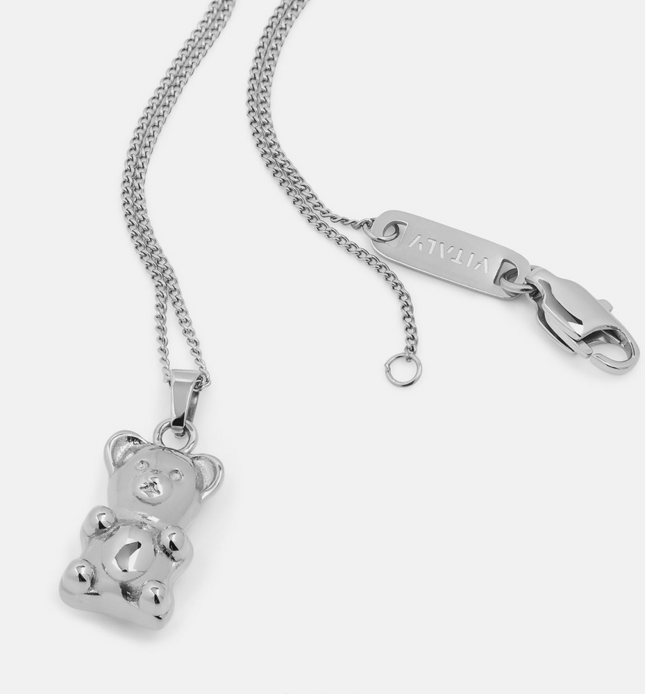 Vitaly Gummy Bear Chain - 'Silver'