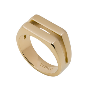 
                  
                    Load image into Gallery viewer, Vitaly - &amp;#39;Divide&amp;#39; Gold Ring
                  
                