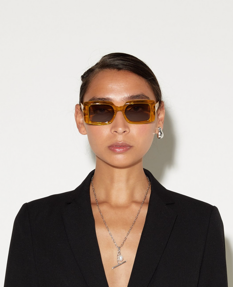 
                  
                    Load image into Gallery viewer, Szade &amp;#39;Dart&amp;#39; Recycled Sunglasses - &amp;#39;Burnt Honey&amp;#39;
                  
                